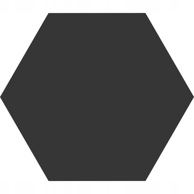 PŁYTKI GRES hiszpański Geotiles SOLID Black 26x29
