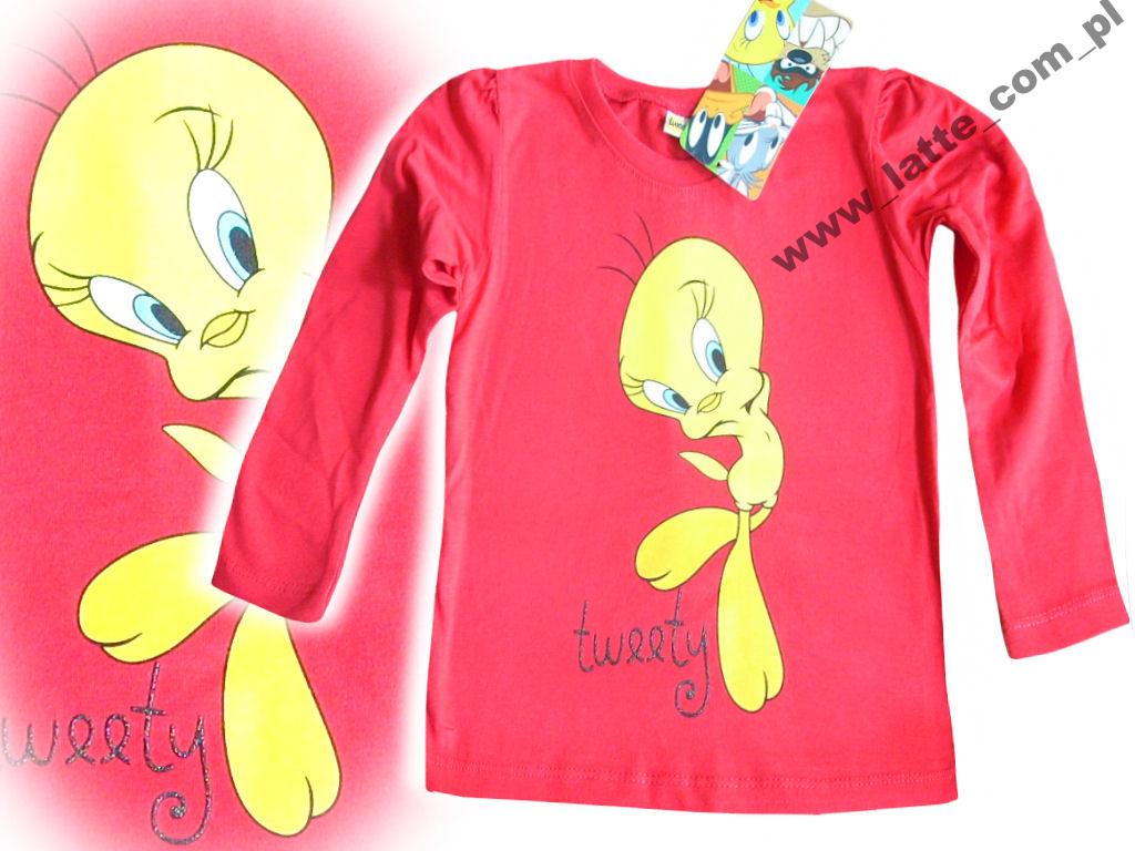 Tweety bluzka czerwień 110 cm Warner Bros BAWEŁNA