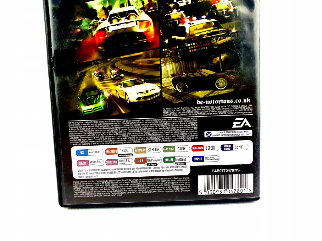 Купить NEED FOR SPEED MOST WANTED NFS MW 2005 PC ENG: отзывы, фото и ...