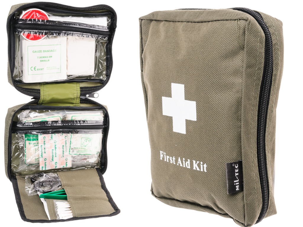 Duża APTECZKA PIERWSZEJ POMOCY First Aid Kit OLIV