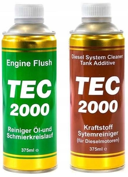 TEC 2000 Zestaw - Płukanka SILNIKA i UKŁADU DIESEL System Cleaner