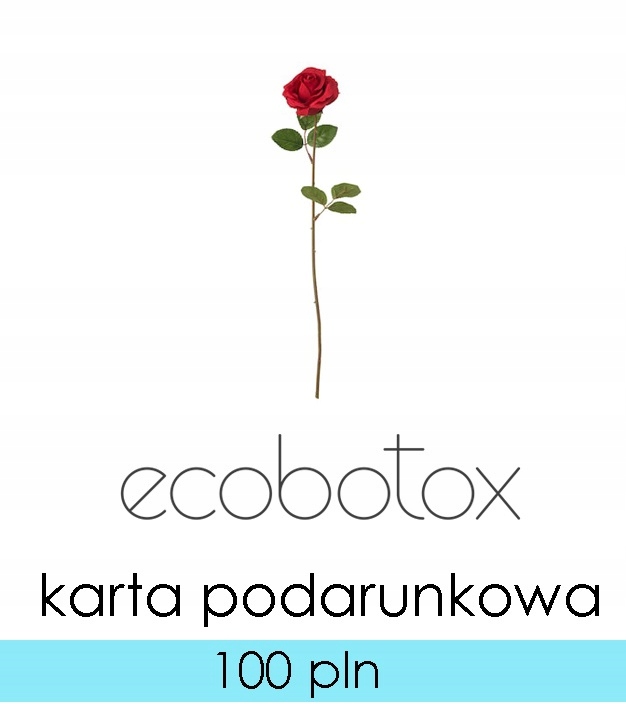 Karta podarunkowa ECOBOTOX naturalne kosmetyki