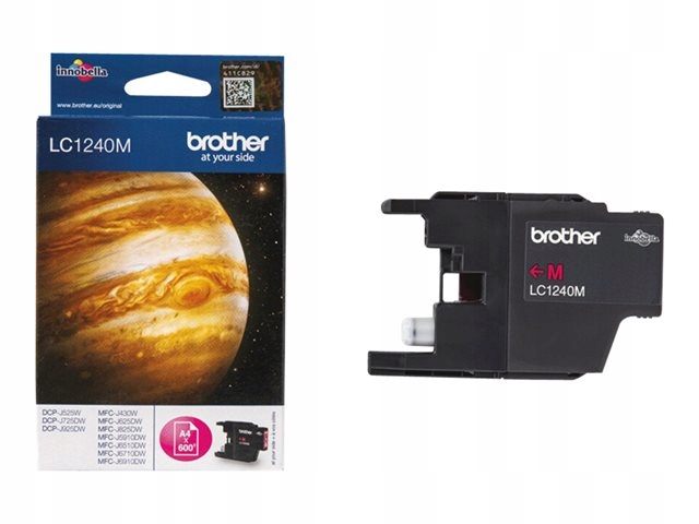 BROTHER LC1240M Brother LC1240M magenta 600str