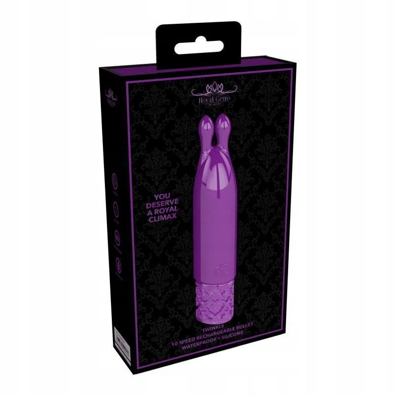 Twinkle - Rechargeable Silicone Bullet - Purple