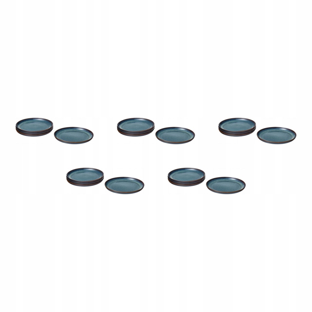 5 szt. Talerzyk GLADELIG niebieski 20 cm 4 sztuki kamionka