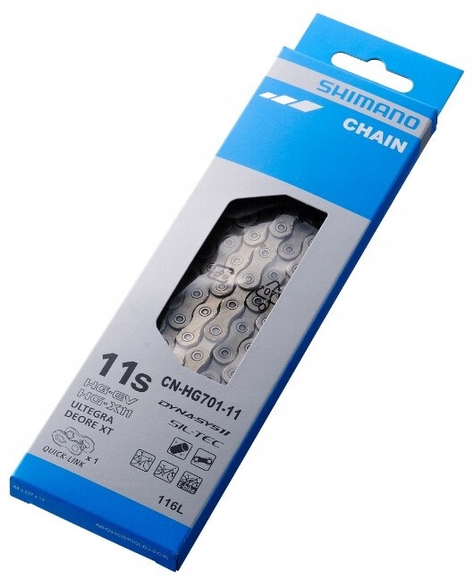 Łańcuch 11 rzędowy Shimano XT/Ultegra CN-HG701 116