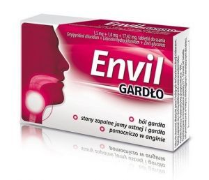 ENVIL GARDŁO, 20 tabletek do ssania