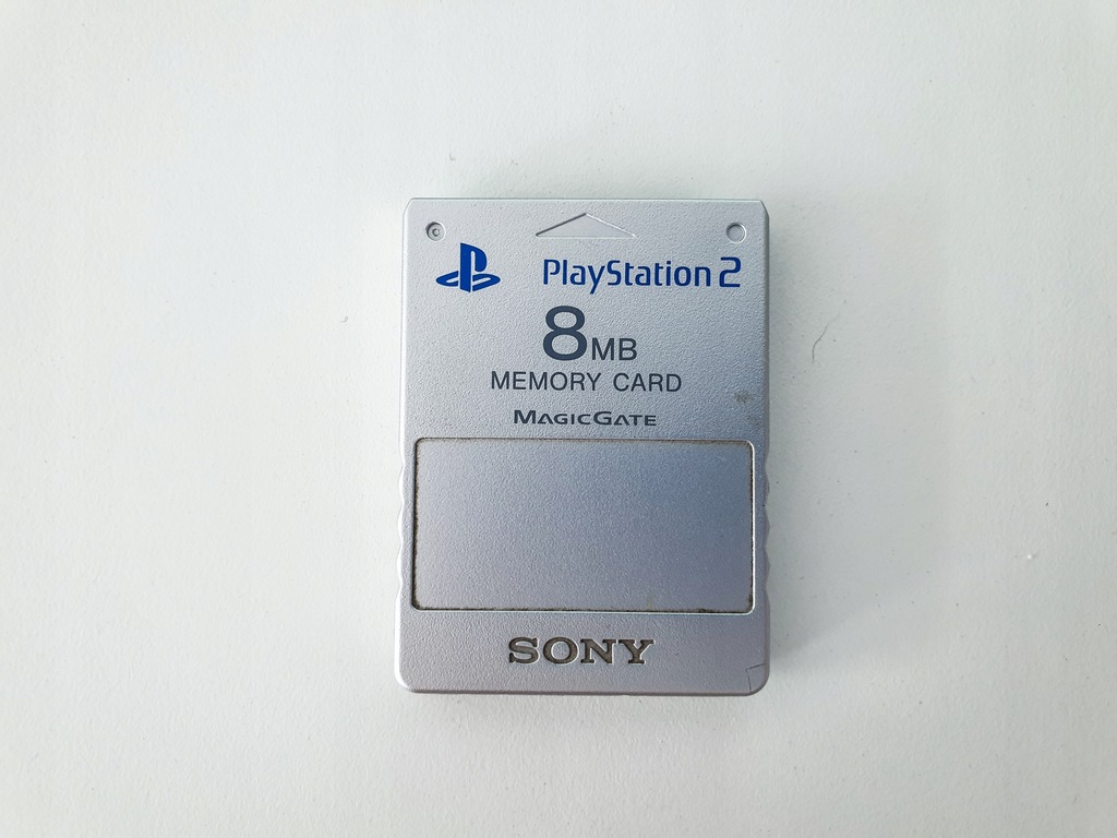 Oryginalna karta pamięci PS2 PlayStation 2 8MB