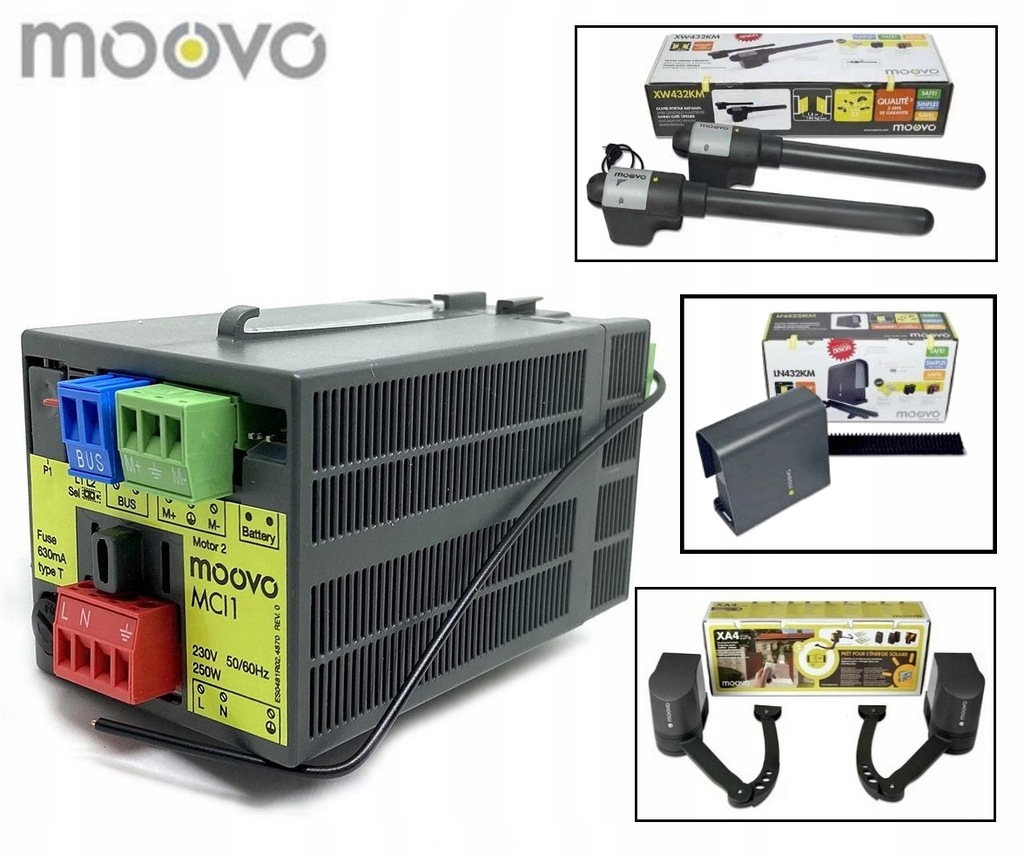 Centrala napęd LN XA4 WX elektronika moovo MCI1