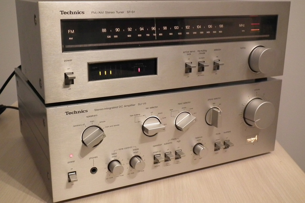 WZMACNIACZ AMPLIFIER TECHNICS SU-V6 POTĘGA 1980r