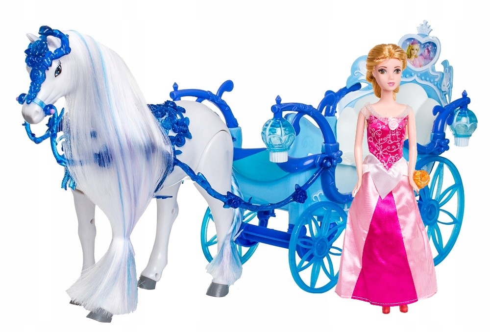 Лошадки принцессы. Fb1310 карета с лошадью с куклой Fei bi. Ходячая лошадь с каретой и куклой. Лошадь ходячая с каретой. Кукла с синей лошадью в карете.