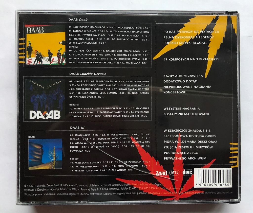 Купить DAAB - Daab, Чувства человека, ///, 3 CD BOX: отзывы, фото, характеристики в интерне-магазине Aredi.ru