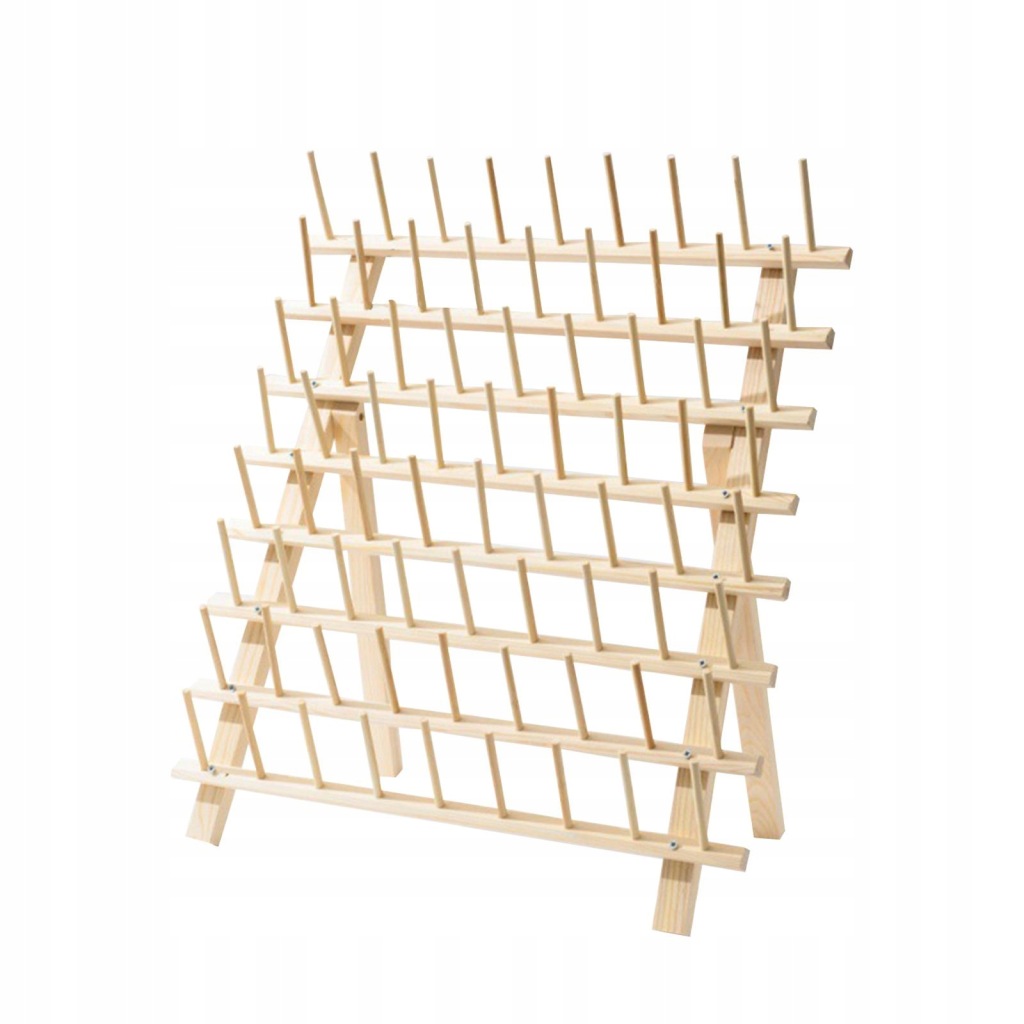Sewing Thread Rack Holder Accessories Braiding Rack Wood Spool Holder ...