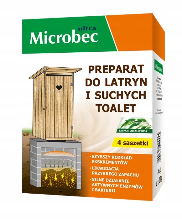 BROS MICROBEC do LATRYN SASZETKI eukaliptus 4x30g