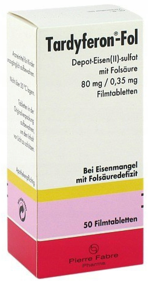 Tardyferon-Fol przedłużone uwalnianie 80 mg 26 szt