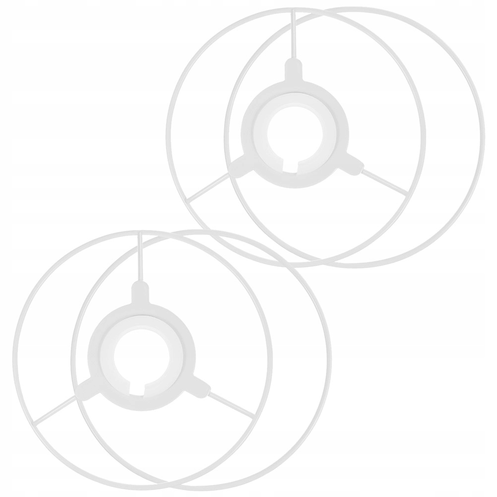 2 SETS LAMP SHADE FRAME METAL LAMPSHADE RACK TABLE LAMP SHADE FRAME DIY LAM