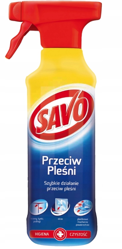 Savo Spray Czyszczenia na Pleśń Grzyby Spray 500ml!