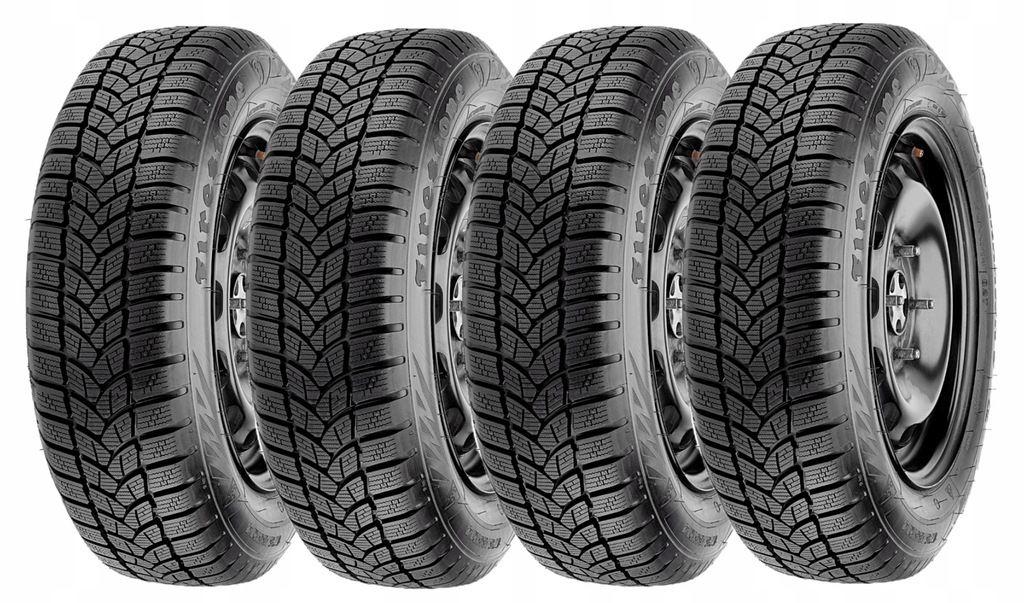 4x 155/80/13 T Firestone WINTERHAWK 3 - 4 lata gw