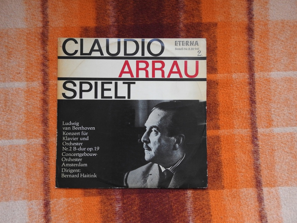 Claudio Arrau spielt Beethoven op. 19 LP_EX