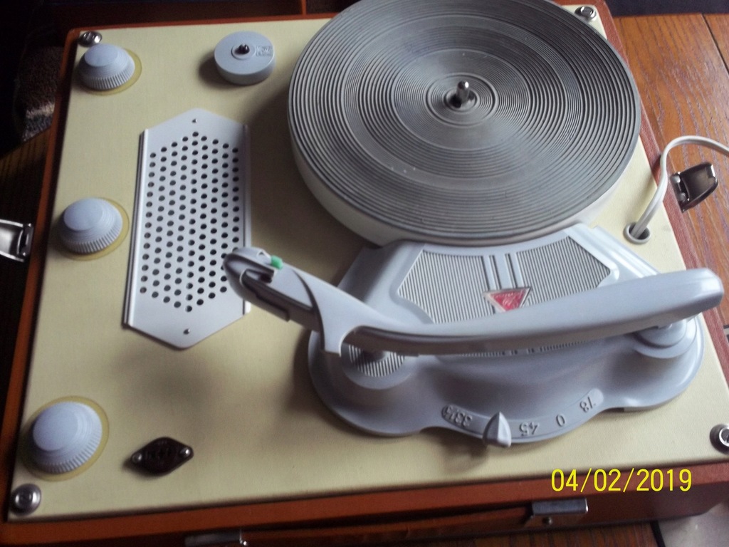 GRAMOFON BAMBINO SER.01.1967-ADAPTER-Super Stan!