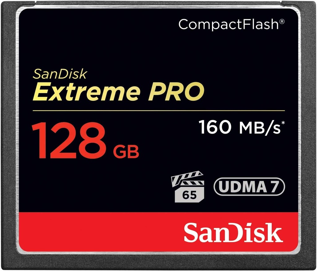 Karta Compact Flash 128 GB SanDisk Extreme PRO 4K