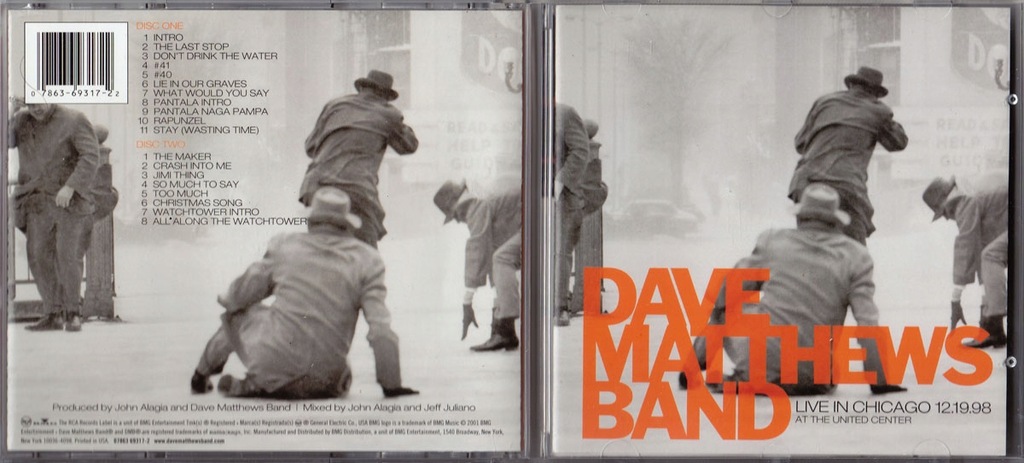 DAVE MATTHEWS BAND - Live in Chicago'98 2CD [USA]
