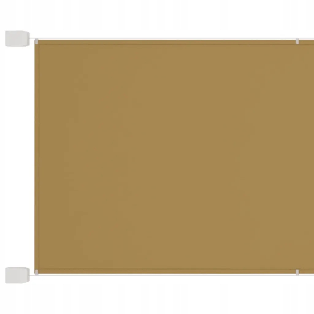 Markiza pionowa, beżowa, 140x800 cm, tkanina Oxfor
