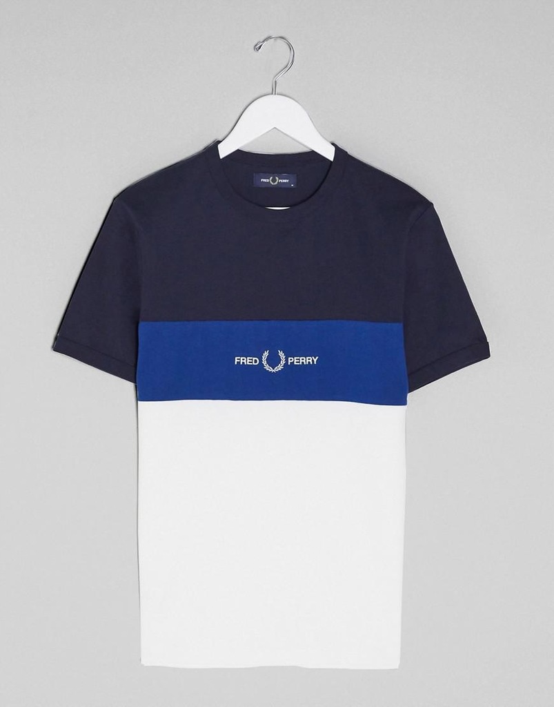 29J096 FRED PERRY__NX8 T-SHIRT LOGO KONTRAST__XL