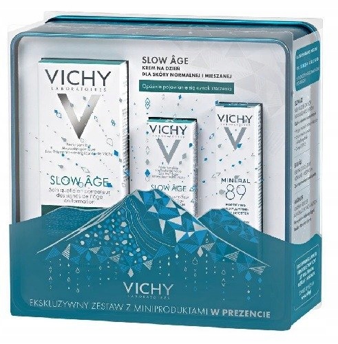 Vichy slow AGE fluid 50ml+krem 3ml+Mineral89 10ml