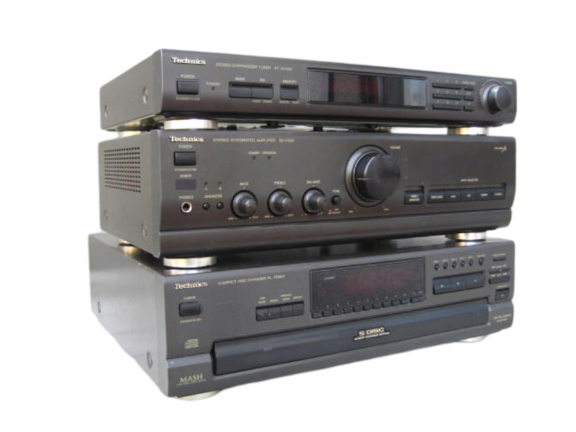 Wieża Technics SU-V500 SL-PD888 ST-GT350 wzmacniacz CD 5płyt Tuner a2