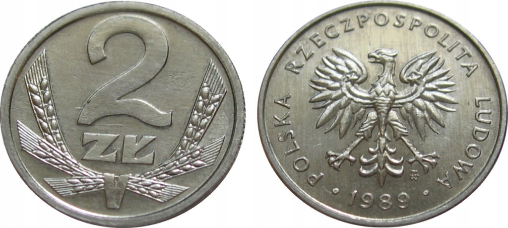 2 ZŁOTE - 1989 r. AL. STAN MENNICZY