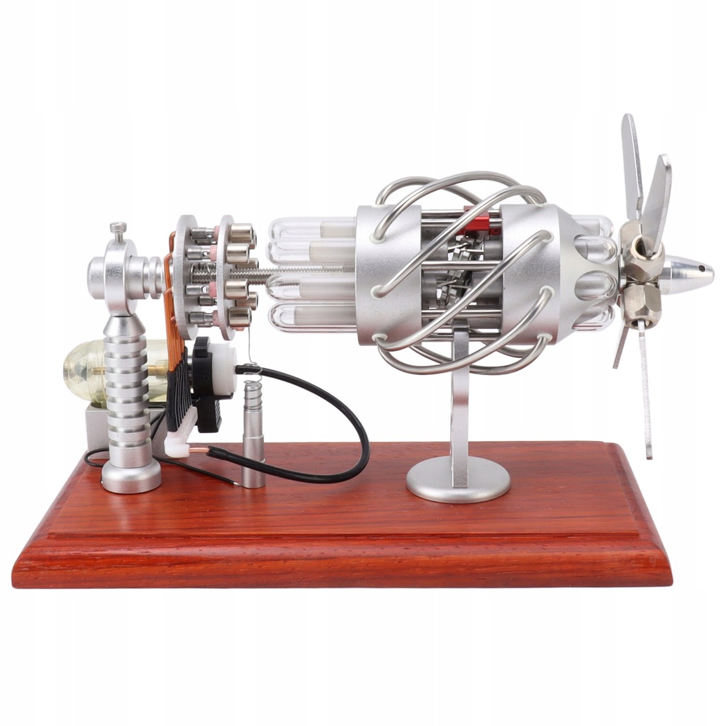 16 cylindrów silnik Stirlinga na gorące powietrze