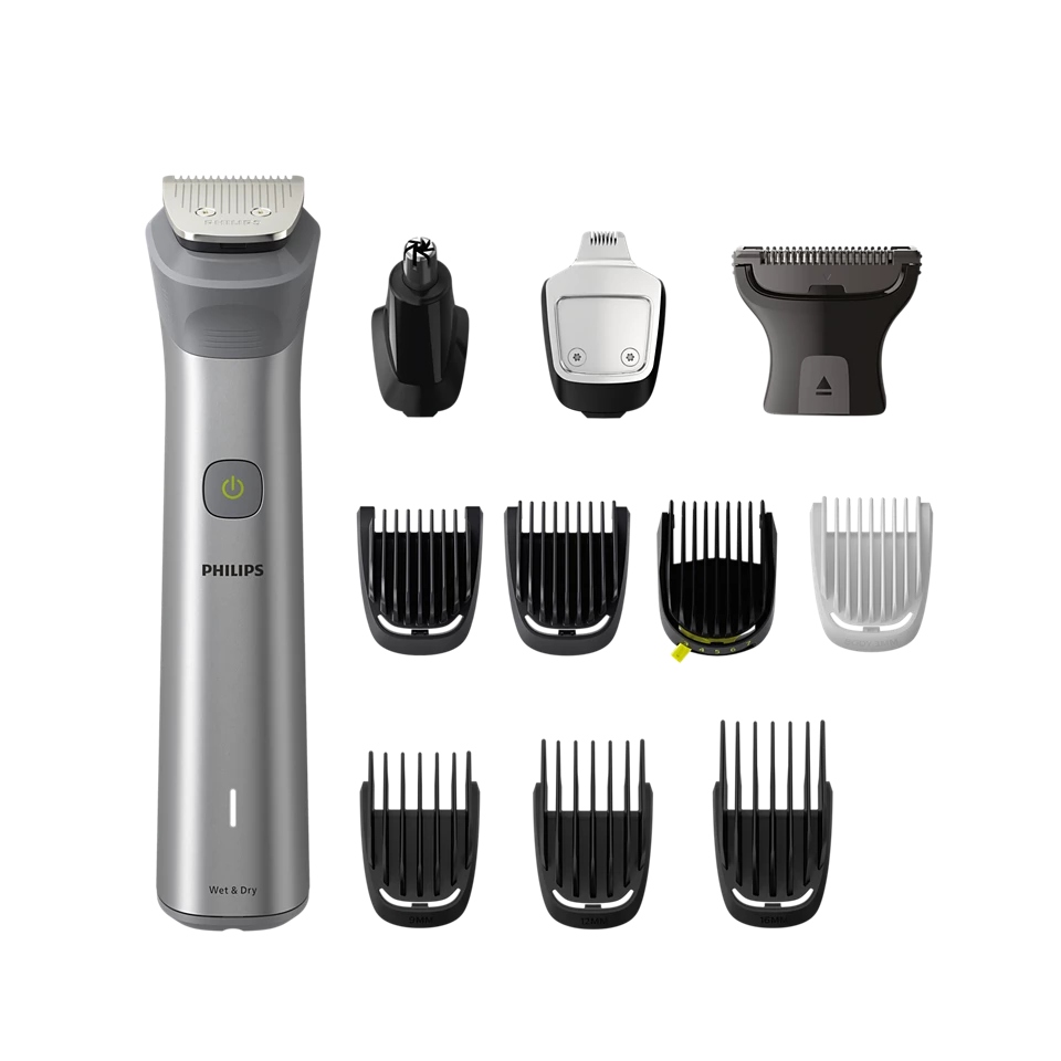 Trymer Philips MG5940/15 Multigroom Seria 5000 12w1: twarz, włosy i ciało