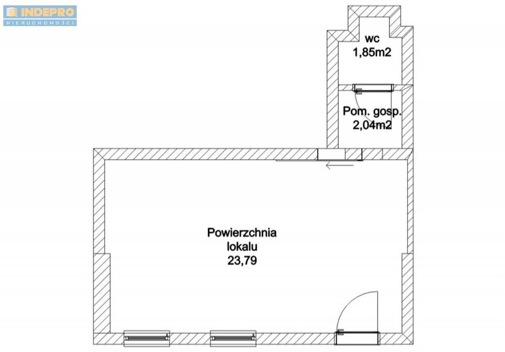 Lokal usługowy, Katowice, Dąb, 28 m²