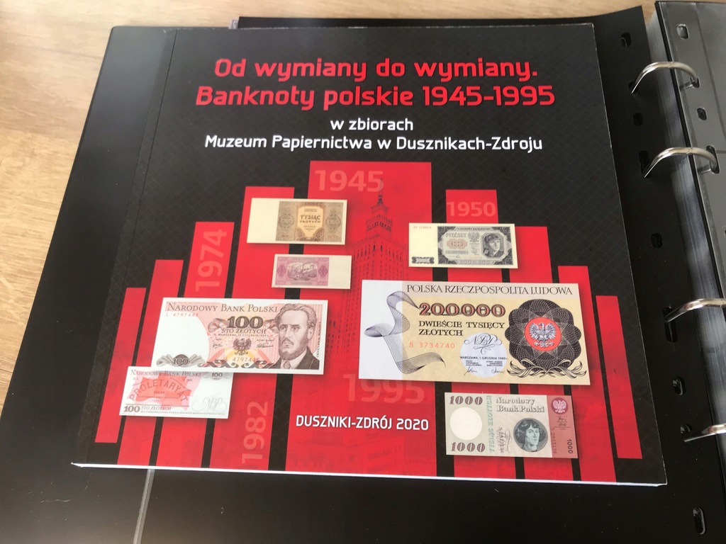 Banknoty polskie 1945 - 1995 od wymiany do wybiany