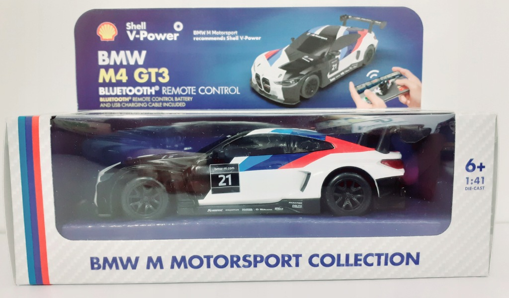 Model BMW M4 GT3 ze stacji Shell