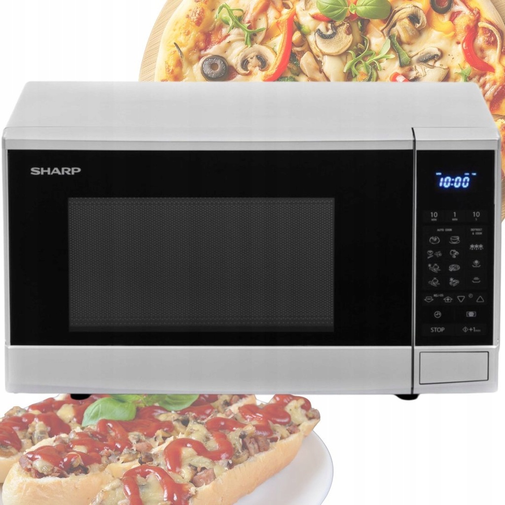 MIKROFALA WOLNOSTOJĄCA KUCHENKA MIKROFALOWA SHARP R270S 800W 20L