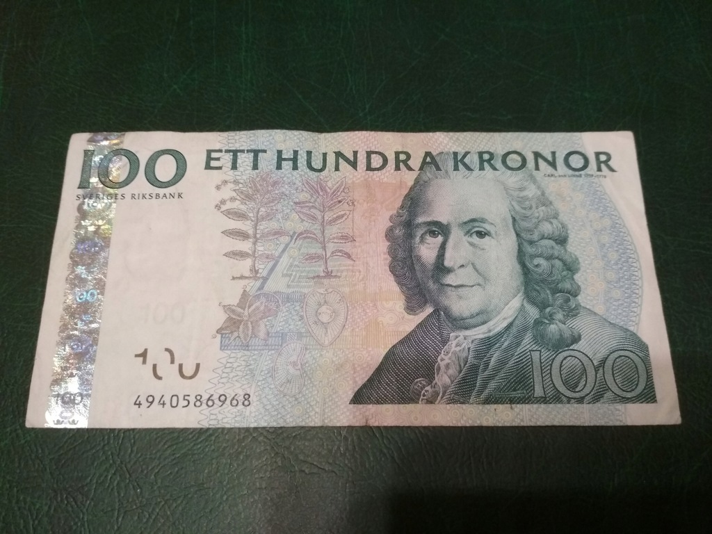 Szwecja 100 koron vf