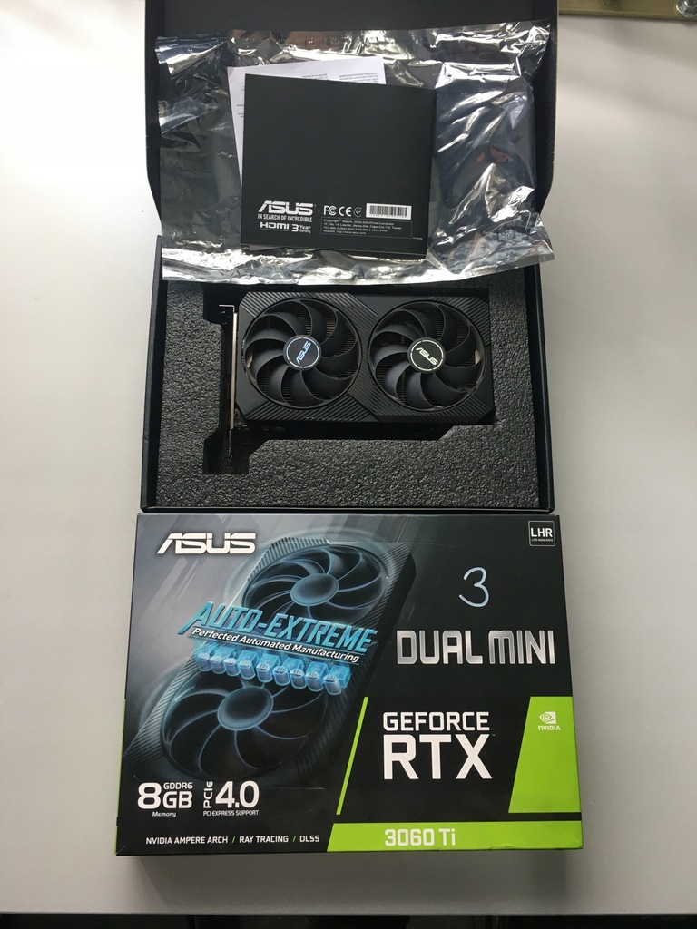 KARTA GRAFICZNA ASUS RTX 360 TI DUAL MINI*