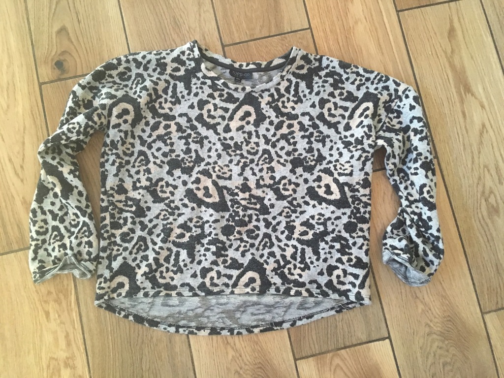 Sweter topshop cętki panterka 36 38 bluza