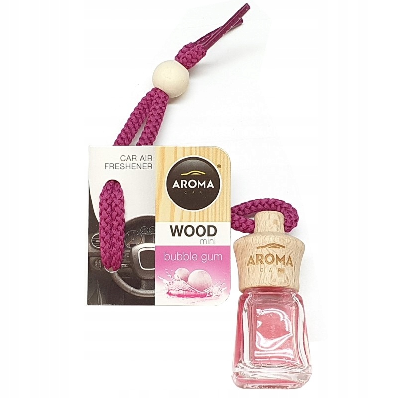 ZAPACH SAMOCHODOWY GUMA BALONOWA AROMA CAR WOOD