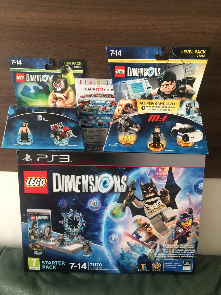 LEGO DIMENSIONS PS3 STARTER PACK ZESTAW STARTOWY + 8148995921 oficjalne archiwum Allegro