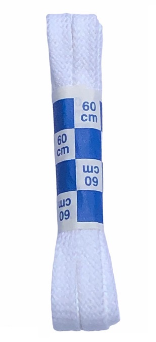Sznurowadła sznurówki płaskie 60 cm białe