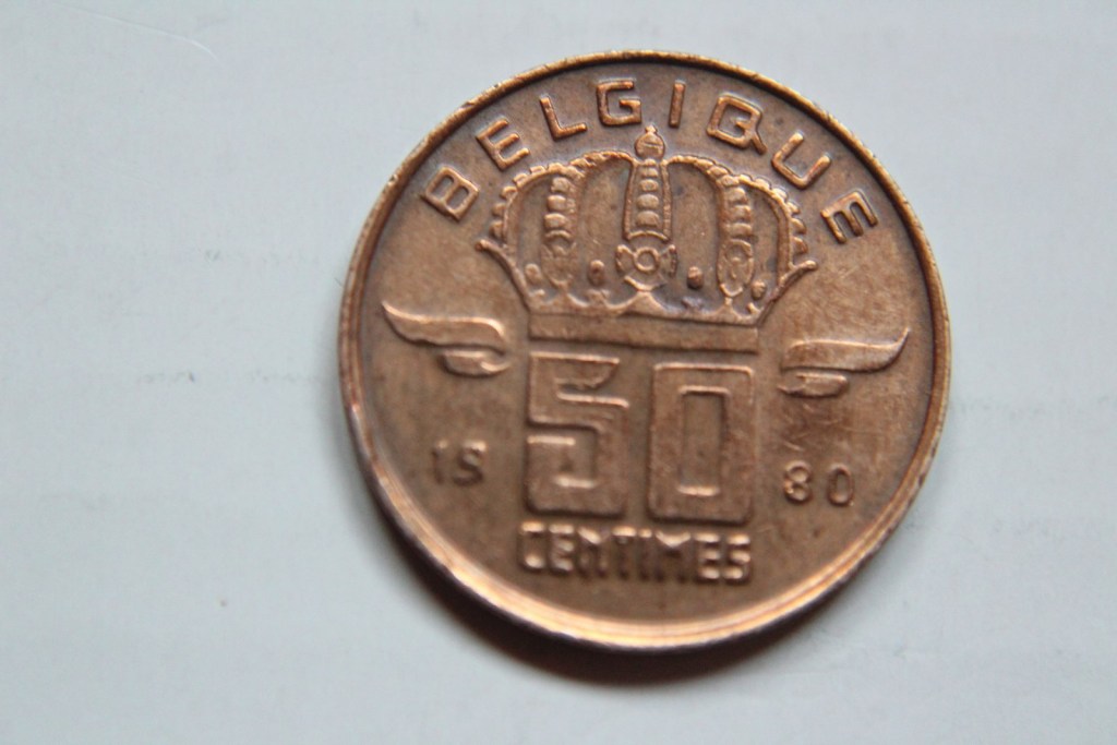 50 CENTIMES 1980 BELGIA  - W287