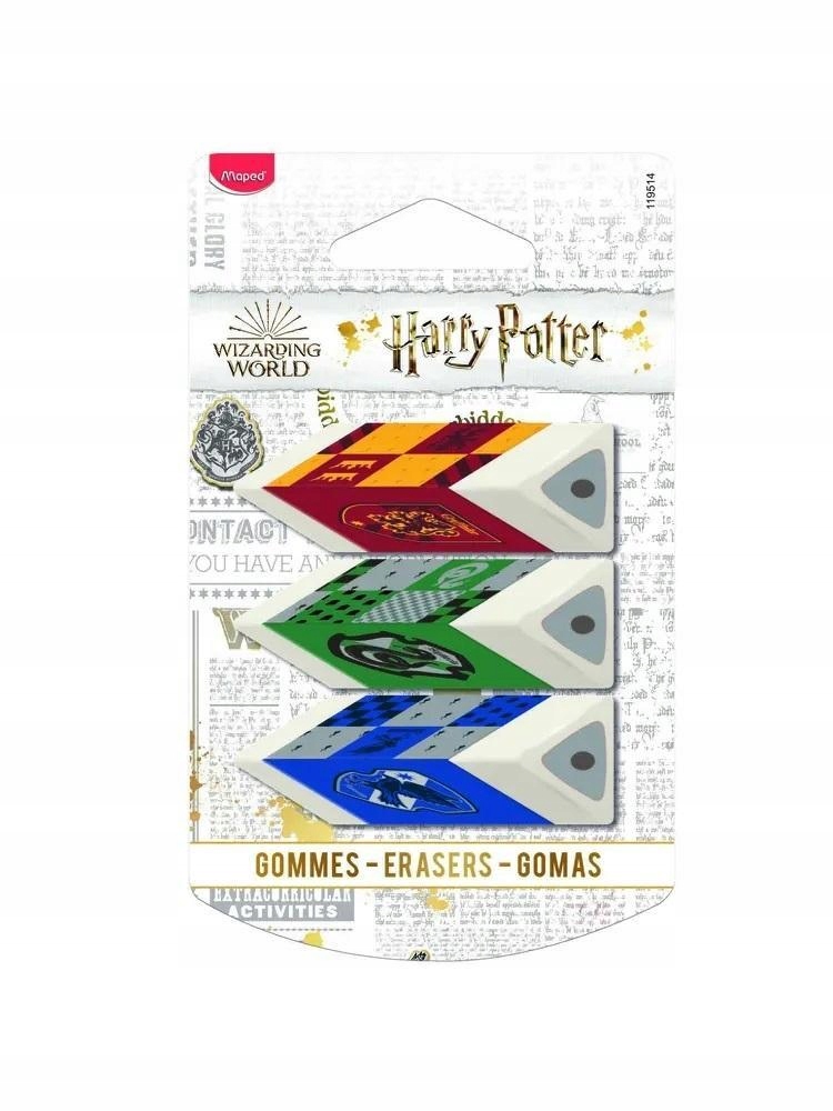 GUMKA HARRY POTTER PYRAMIDE 3SZT. MAPED, MAPED