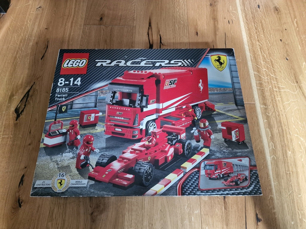 LEGO 8185 Racers Ferrari Truck ciężarówka UNIKAT