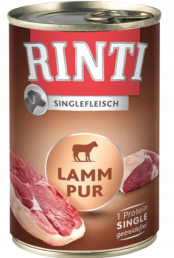 RINTI Singlefleisch Lamb Pure 400 g monoproteinowa jagnięcina