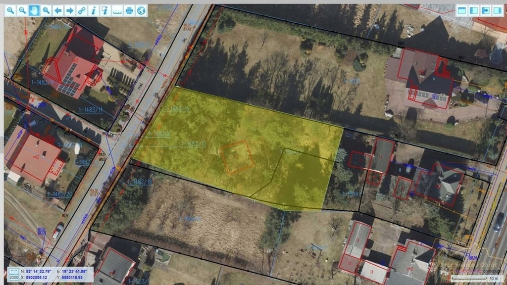 Działka, Brodnica, 1440 m²