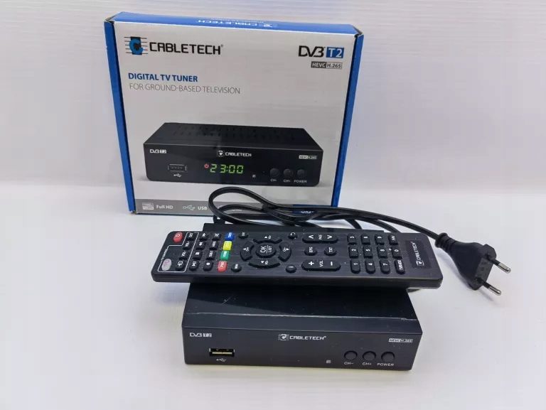 DEKODER CABLETECH URZ0338 DVB-T2 KOMPLET