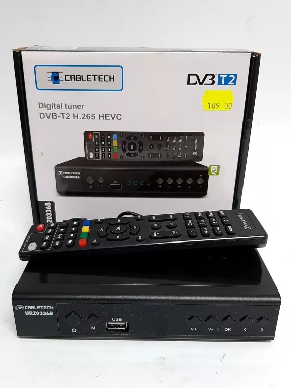 DEKODER DVB-T2 CABLETECH URZ0336B